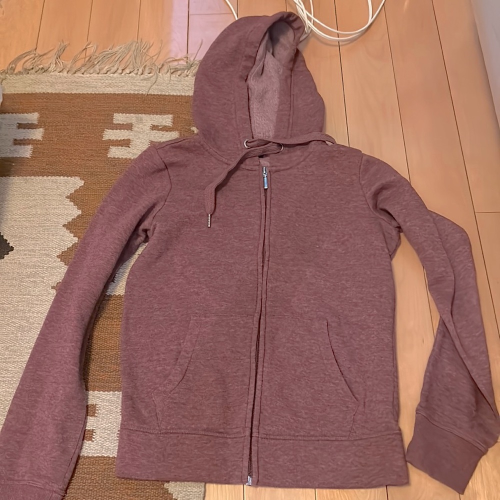 Maroon Zip Up Hoodie